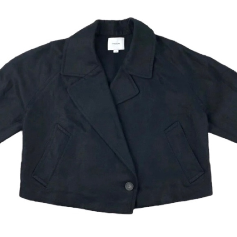 2022 Vince. Crop Black Blazer Women’s size XL NWT